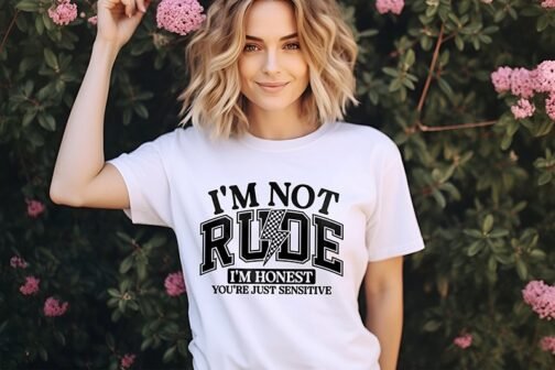 Tricou femei - Im Not Rude