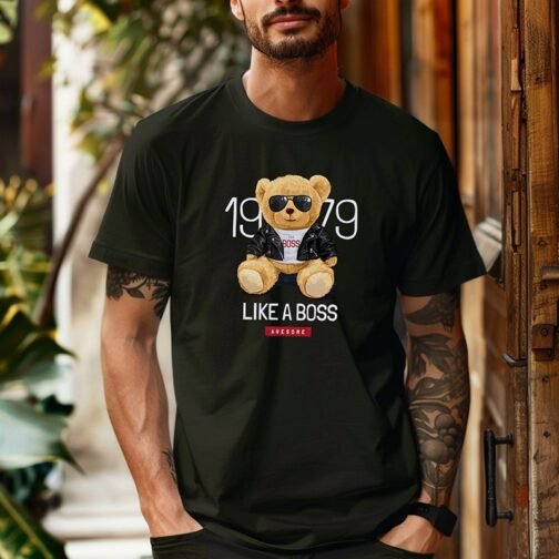 Tricou Barbati Cu Urs 1979 Like A Boss - imagine 2