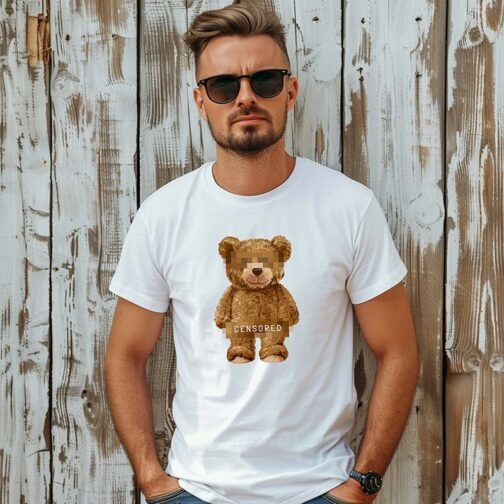 Tricou Barbati Cu Urs - Censored - imagine 6