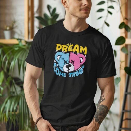 Tricou Barbati Cu Urs - Dream Come True