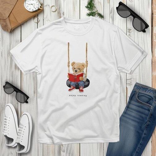 Tricou Barbati Cu Urs - Enjoy Reading - imagine 3