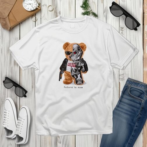 Tricou Barbati Cu Urs - Future Is Now - imagine 3