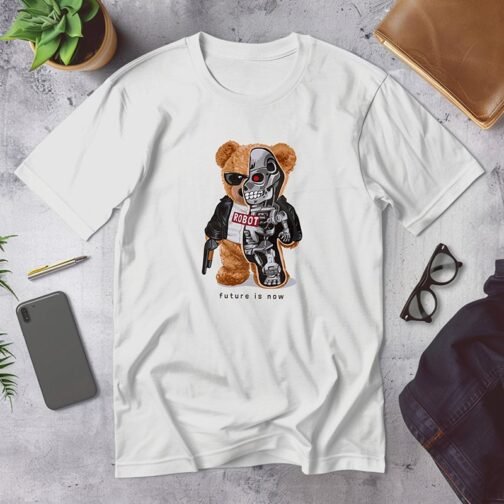 Tricou Barbati Cu Urs - Future Is Now - imagine 2