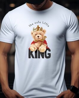 Tricou Barbati Cu Urs - King