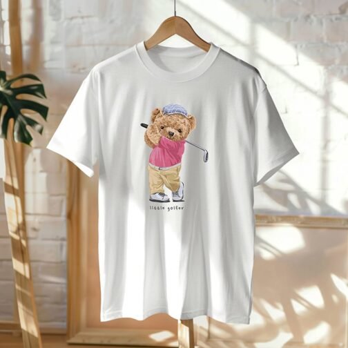 Tricou Barbati Cu Urs - Little Golfer - imagine 2