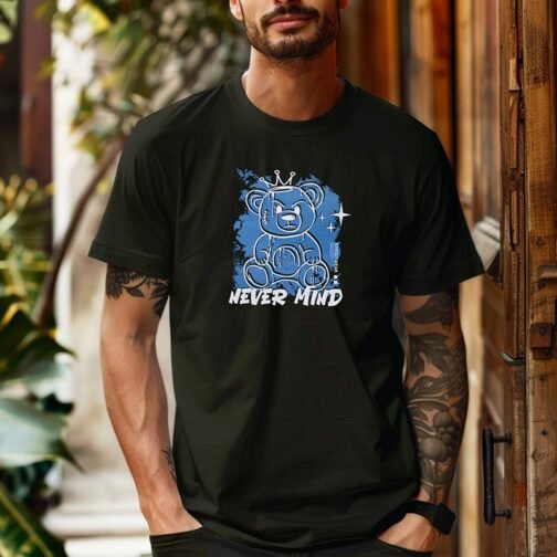 Tricou Barbati Cu Urs - Never Mind - imagine 2
