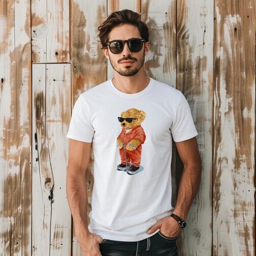 Tricou Barbati Cu Urs - Prisoner - imagine 5
