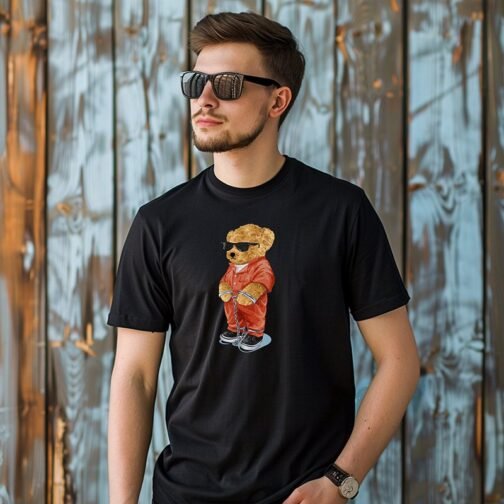 Tricou Barbati Cu Urs - Prisoner - imagine 2