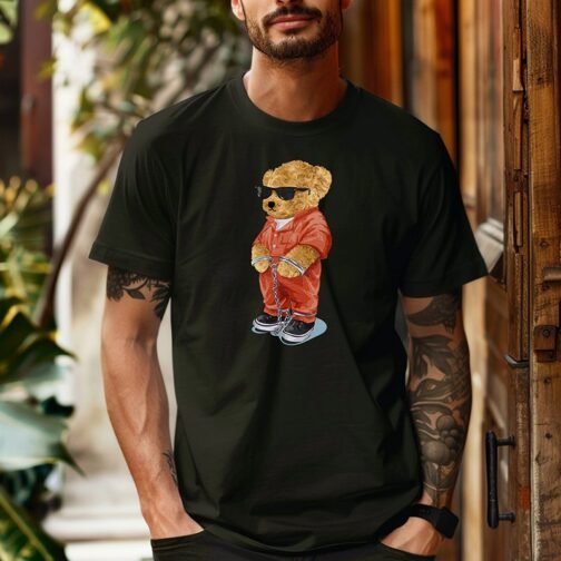 Tricou Barbati Cu Urs - Prisoner - imagine 6