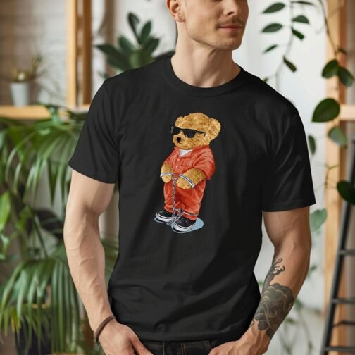 Tricou Barbati Cu Urs - Prisoner - imagine 4