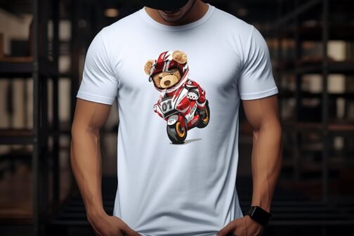 Tricou Barbati Cu Urs - Race