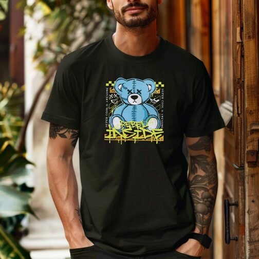 Tricou Barbati Cu Urs - Rebel Inside - imagine 2