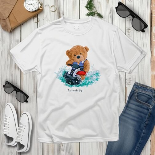Tricou Barbati Cu Urs - Splash Up - imagine 3