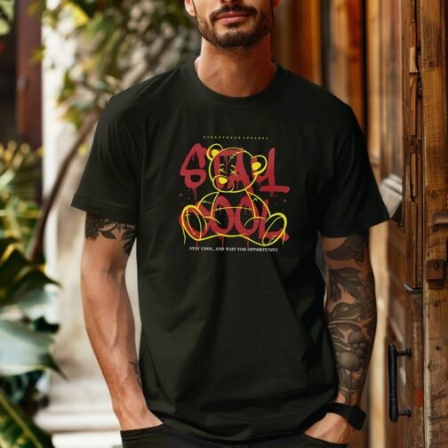 Tricou Barbati Cu Urs - Stay Cool - imagine 2