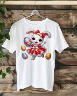 Tricou Femei – Bunny in Red Dress