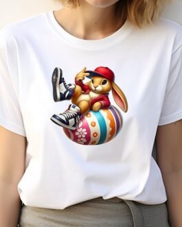 Tricou Femei – Bunny with Cap
