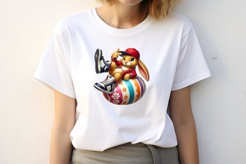 Tricou Femei - Bunny with Cap