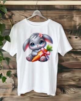 Tricou Femei – Cute Bunny with Carrot