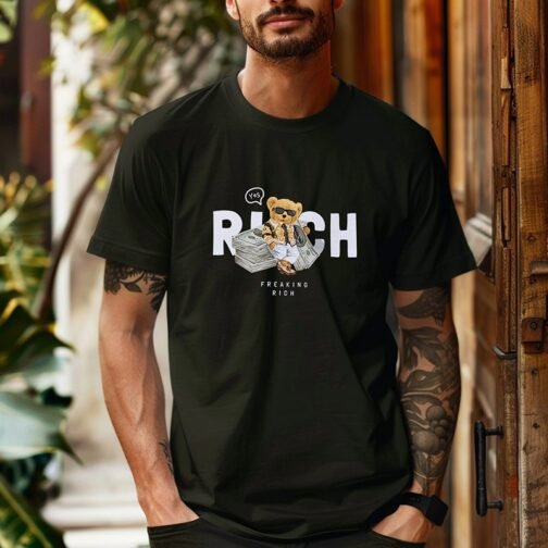Tricou barbati - Yes Rich Freaking Rich - imagine 2