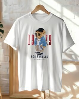 Tricou barbat – Los Angeles Skate Republic 1979 cu Urs