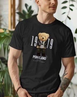 Tricou Bărbați – Portland 1979 cu Urs