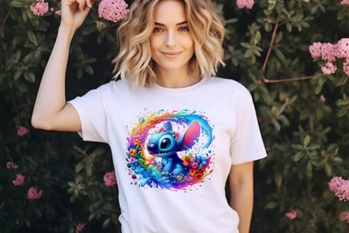 Tricou femei - Stitch Wild & Free