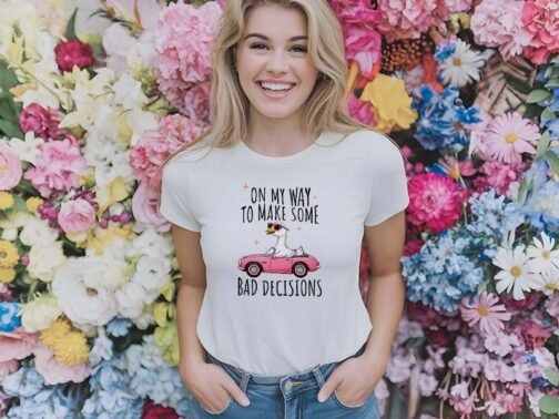 Tricou Femei - Bad Decisions - imagine 2