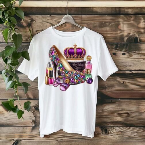 Tricou Femei - Birthday Glitter Queen - imagine 4
