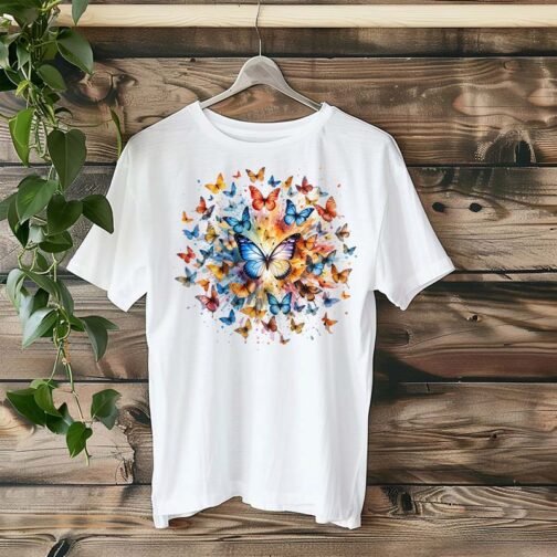 Tricou Femei - Butterfly Swarm - imagine 4