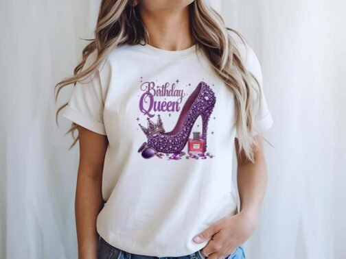 Tricou Femei - Glitter Birthday Girl - imagine 3