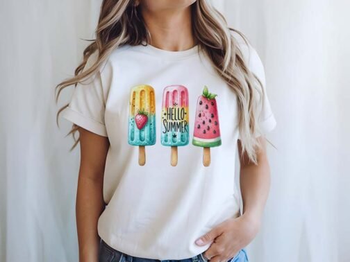 Tricou Femei - Hello Summer Ice Cream - imagine 3