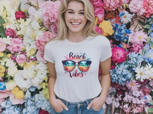 Tricou Femei - Beach Vibes - imagine 2