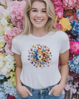 Tricou Femei – Butterfly Swarm