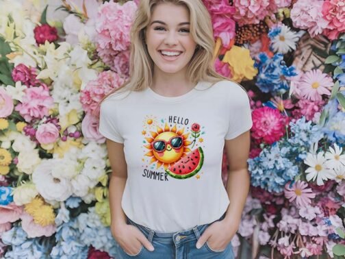 Tricou Femei - Hello Summer - imagine 2
