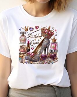Tricou Femei – Birthday Glitter Queen Birthday