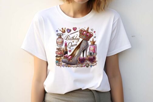 Tricou Femei - Birthday Glitter Queen Birthday
