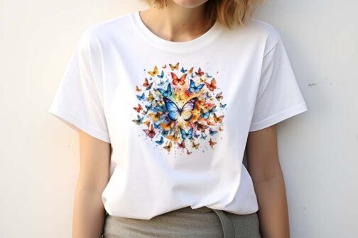 Tricou Femei - Butterfly Swarm