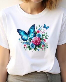 Tricou Femei – Flower Butterfly