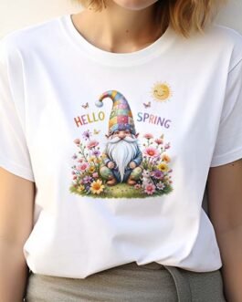 Tricou Femei – Garden Spring Gnome