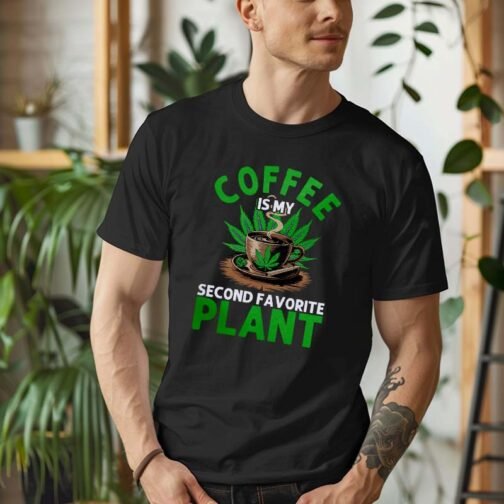 Tricou Barbati Coffee Is My Second Favorite Plant