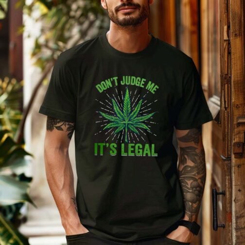 Tricou Barbati Dont Judge Me Its Legal - imagine 2