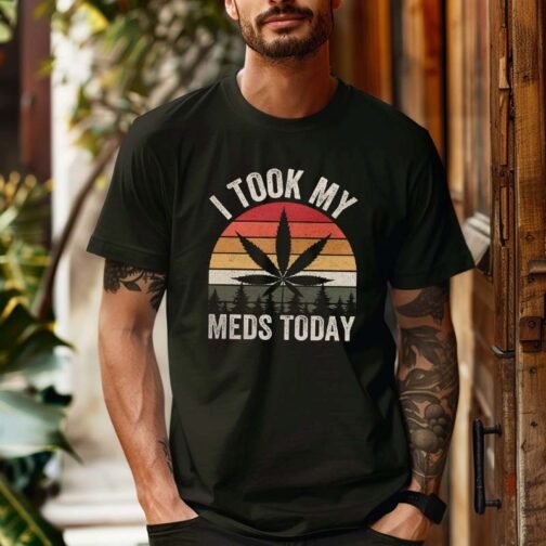 Tricou Barbati I Took My Meds Today - imagine 2