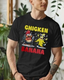 Tricou Barbati Chicken Banana