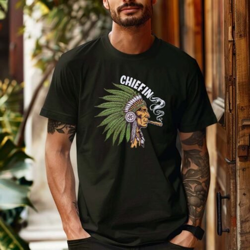 Tricou Barbati Chiefin Indian - imagine 2