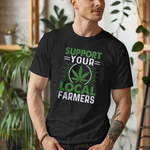 Tricou Barbati Support Your Local Farmers