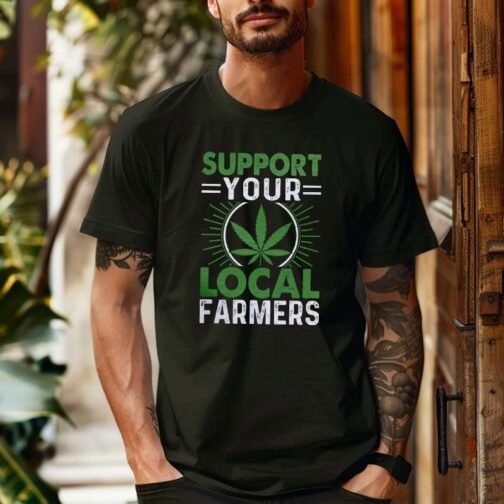 Tricou Barbati Support Your Local Farmers - imagine 2