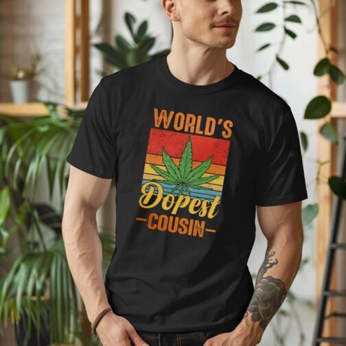 Tricou Barbati Worlds Dopest Cousin